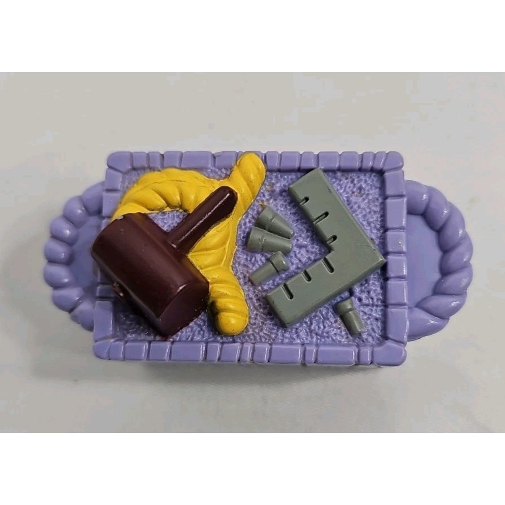 Fisher Price Little People tool box Noah's ark garage farm animal Purple crate - Picture 2 of 3